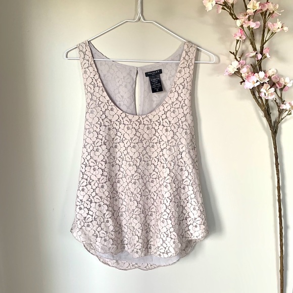 Aritzia Tops - ARITZIA / TALULA / BLUSH BETTY LACE TANK TOP